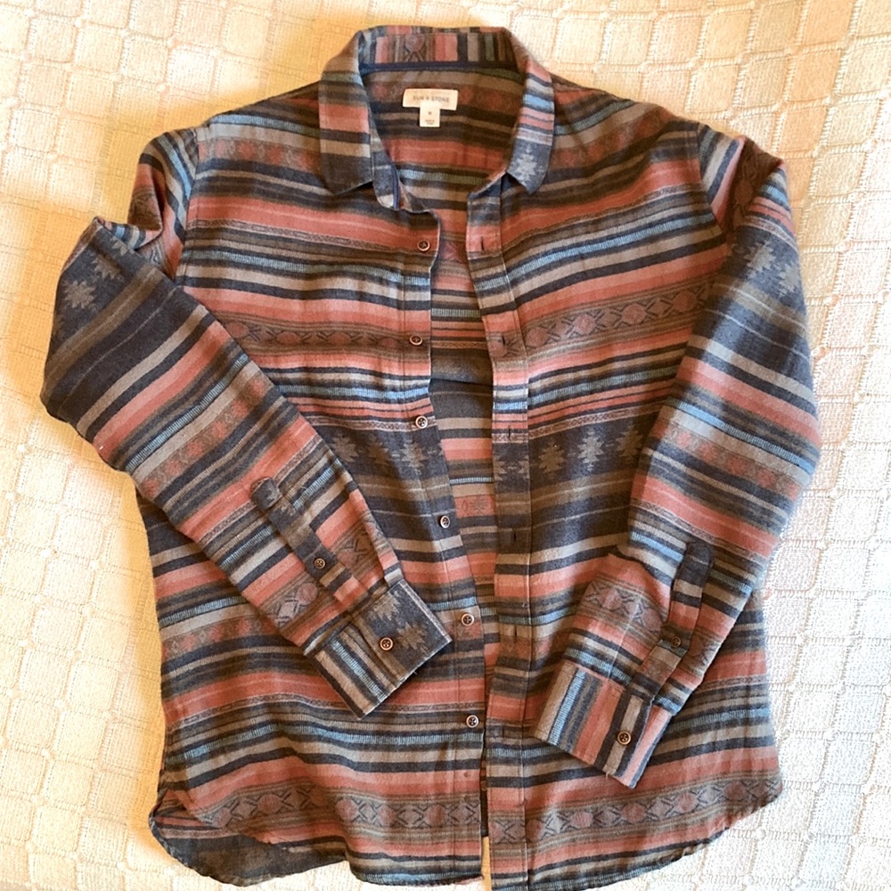 Sun + Stone flannel